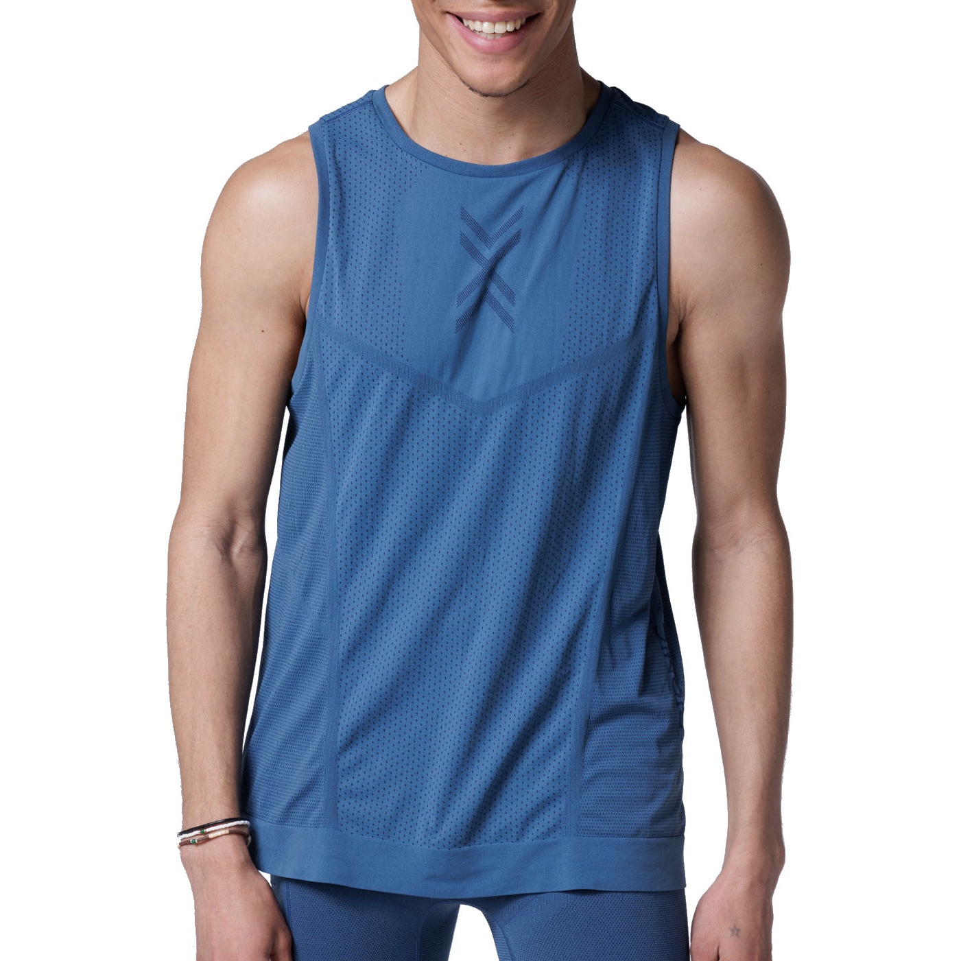 Photo produit de X-Bionic Debardeur de course Homme - Xceed Run - slate blue/marine