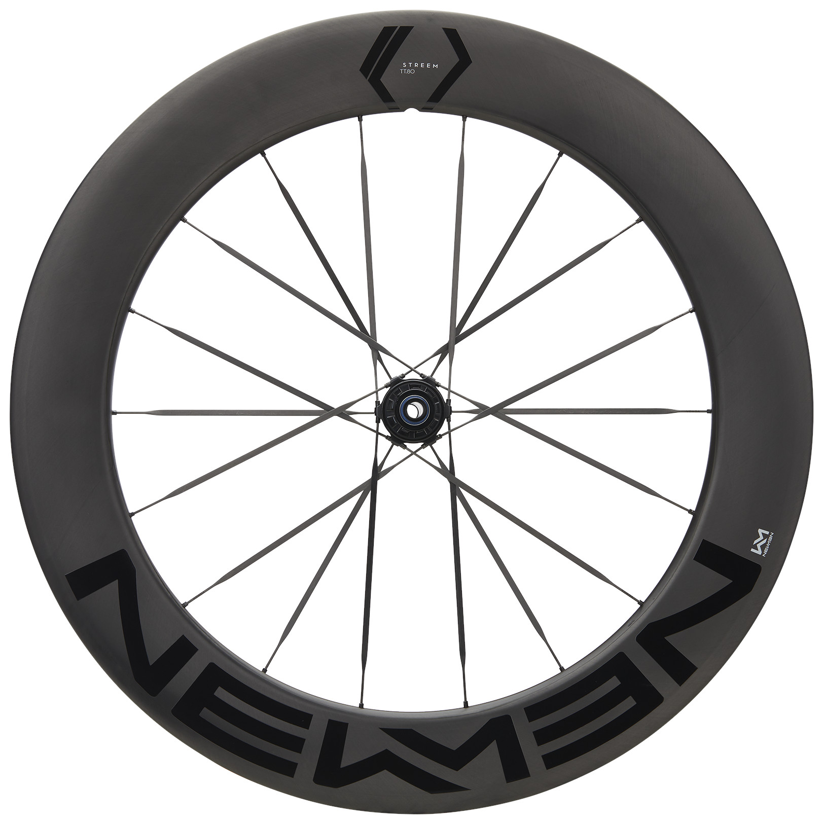 Photo produit de Newmen Roue Arrière - Streem Time Trial VONOA TT.80 - 28&quot; | Carbone | Clincher | Centerlock - 12x142mm - HG