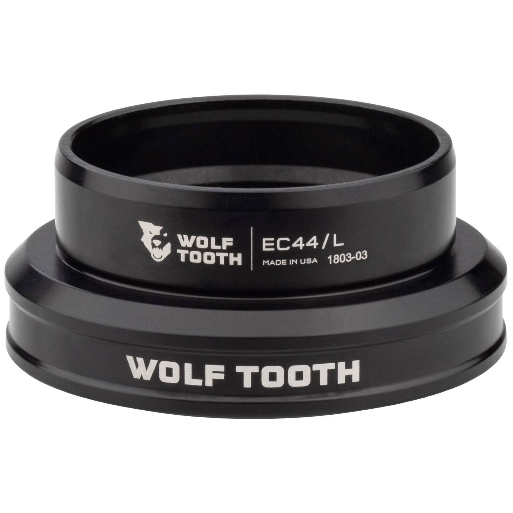 Image de Wolf Tooth Jeu de Direction - Premium - Partie Inférieure | 1.5" | EC44/40 - noir