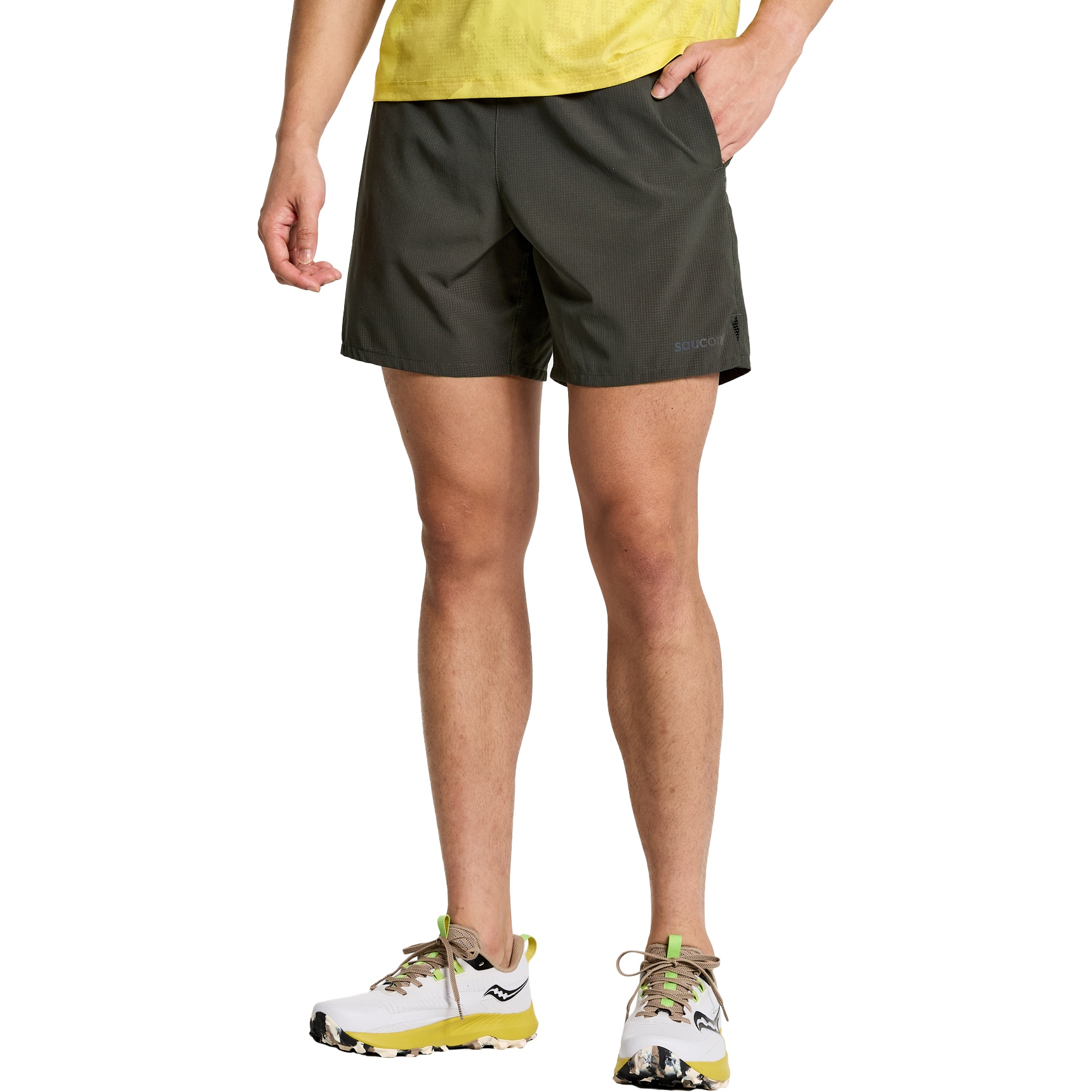 Picture of Saucony E. Utility 6&quot; Shorts - climbing ivy