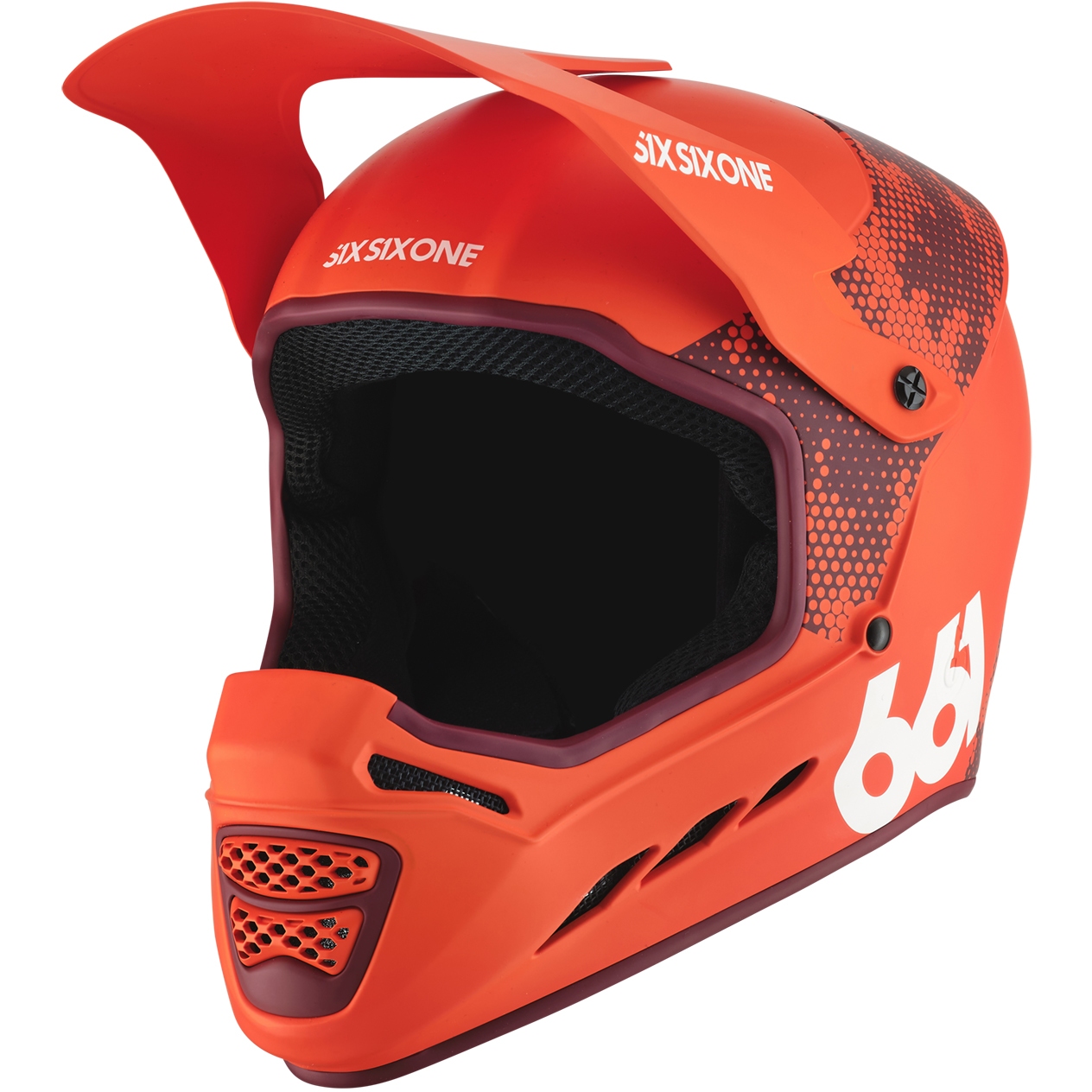 Picture of SIXSIXONE Reset MIPS Fullface Helmet - Digi Orange