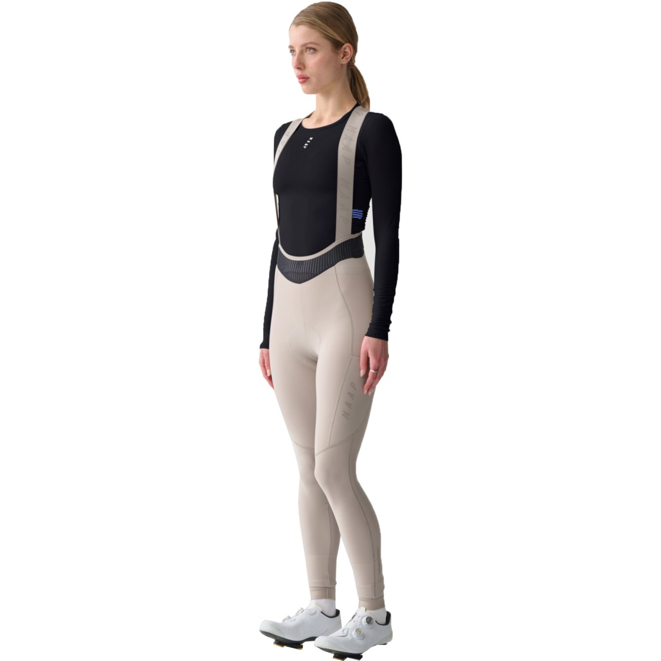 Productfoto van MAAP Team Evo Thermo Cargo Fietsbroek met Bretels Dames - enoki