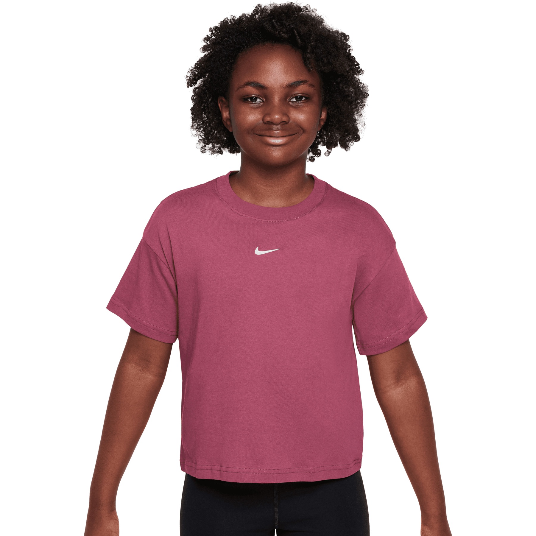 Produktbild von Nike Sportswear Essential T-Shirt Kinder - sweet beet FZ5539-634