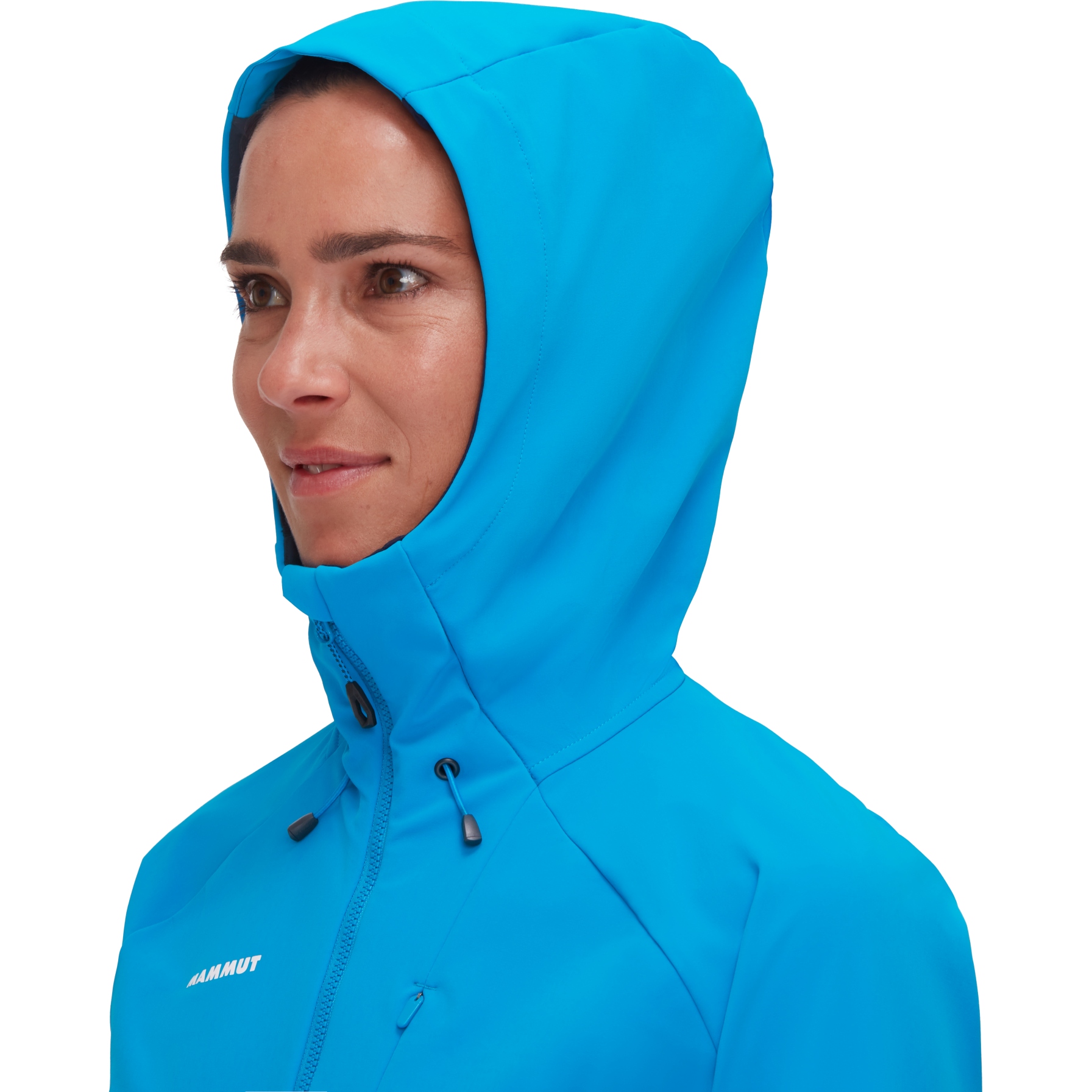 Mammut Ultimate Comfort Softshell Hooded Jacket Women glacier blue BIKE24