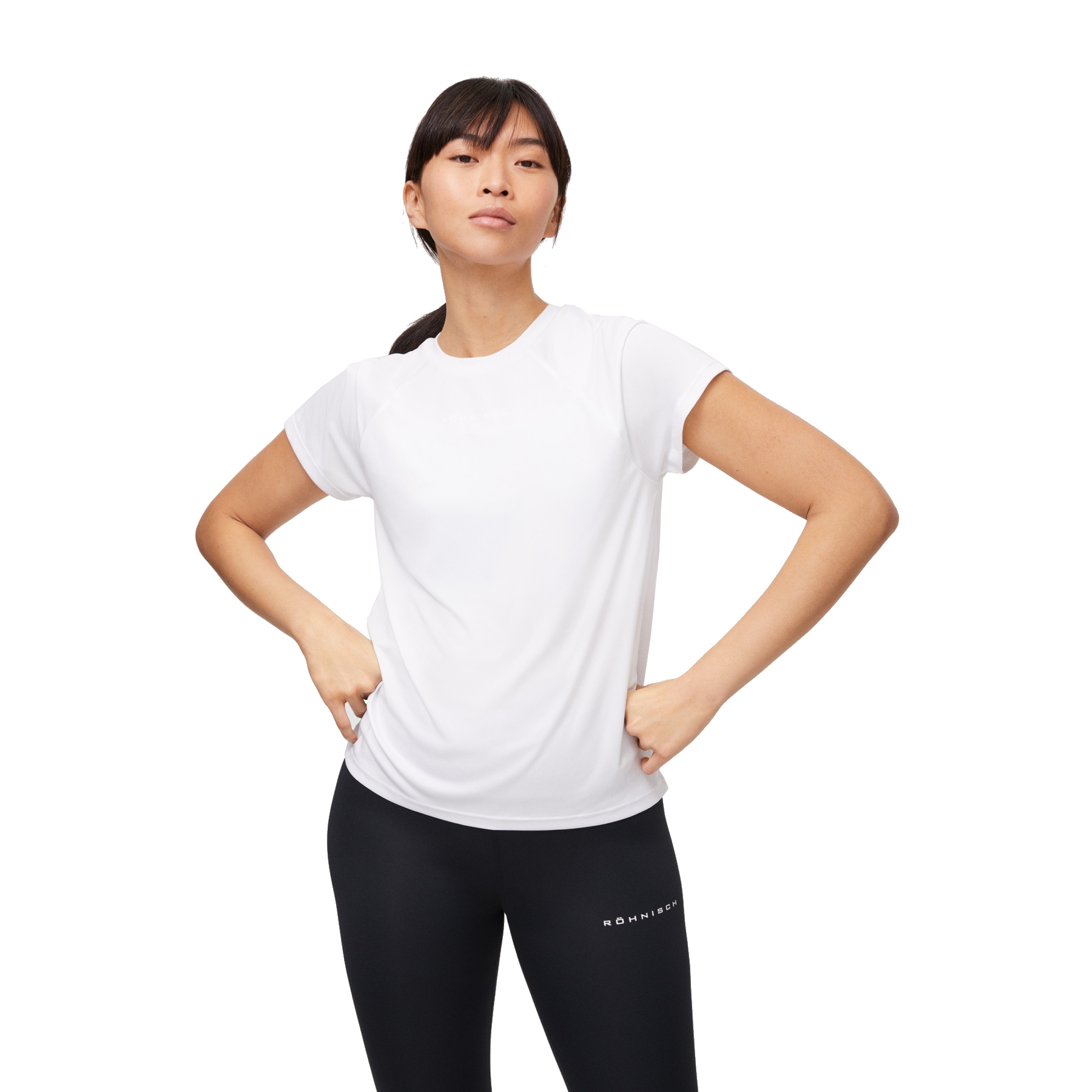 Imagen de Röhnisch Camiseta Mujer - Active Logo - Blanco