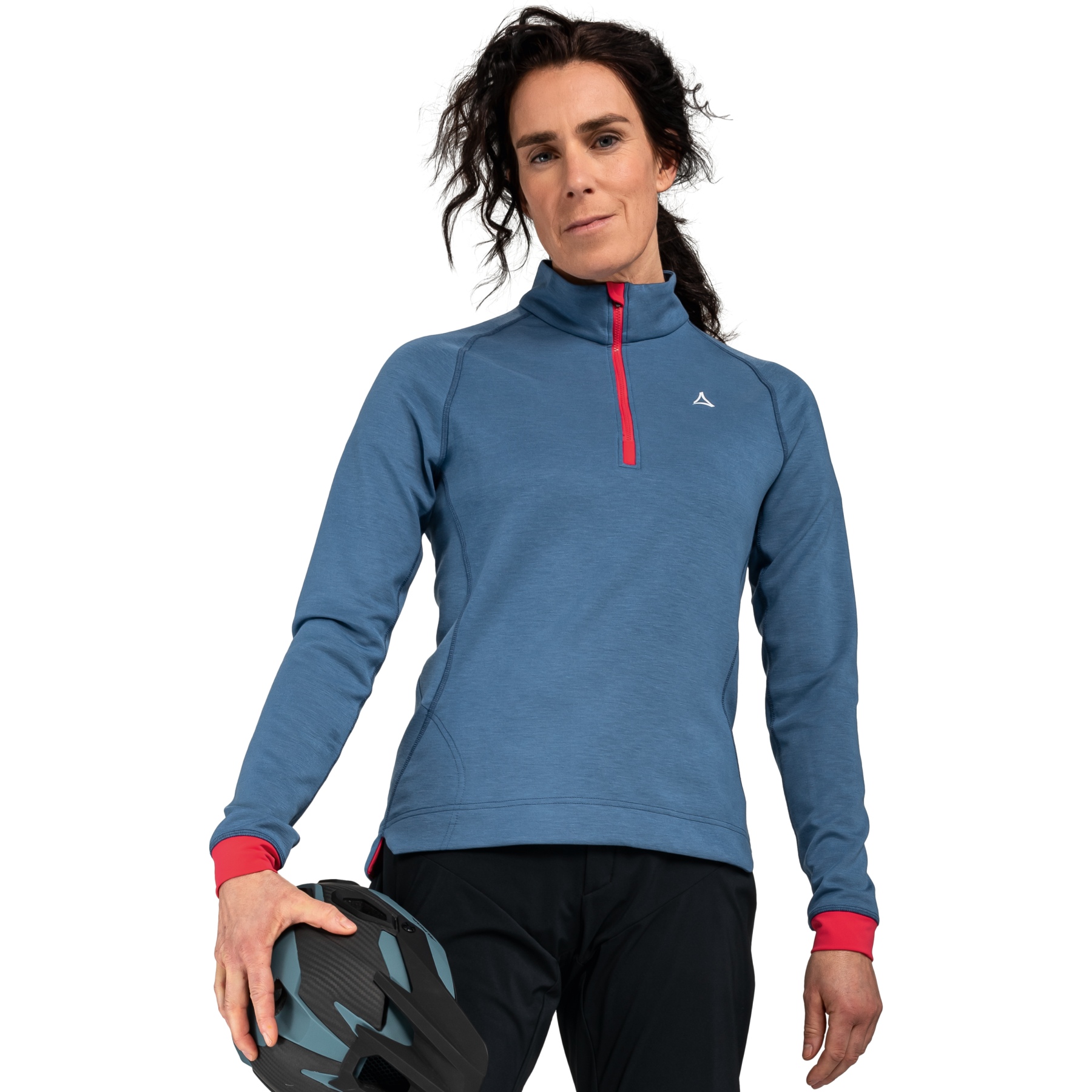 Image of Schöffel Dirt Track Longsleeve Shirt Women - daisy blue 8575