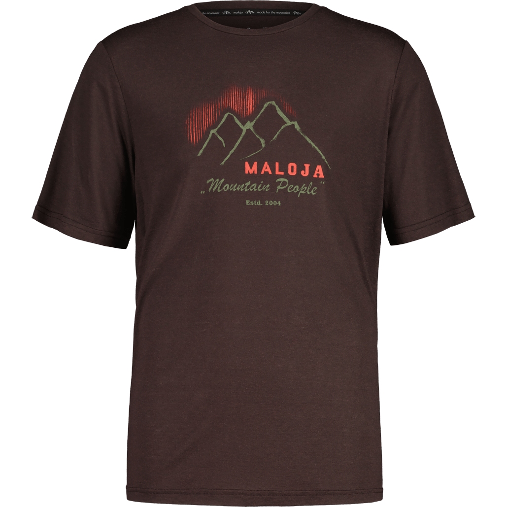 Picture of Maloja SichliM. Mountain Tee Men - chocolate 8775