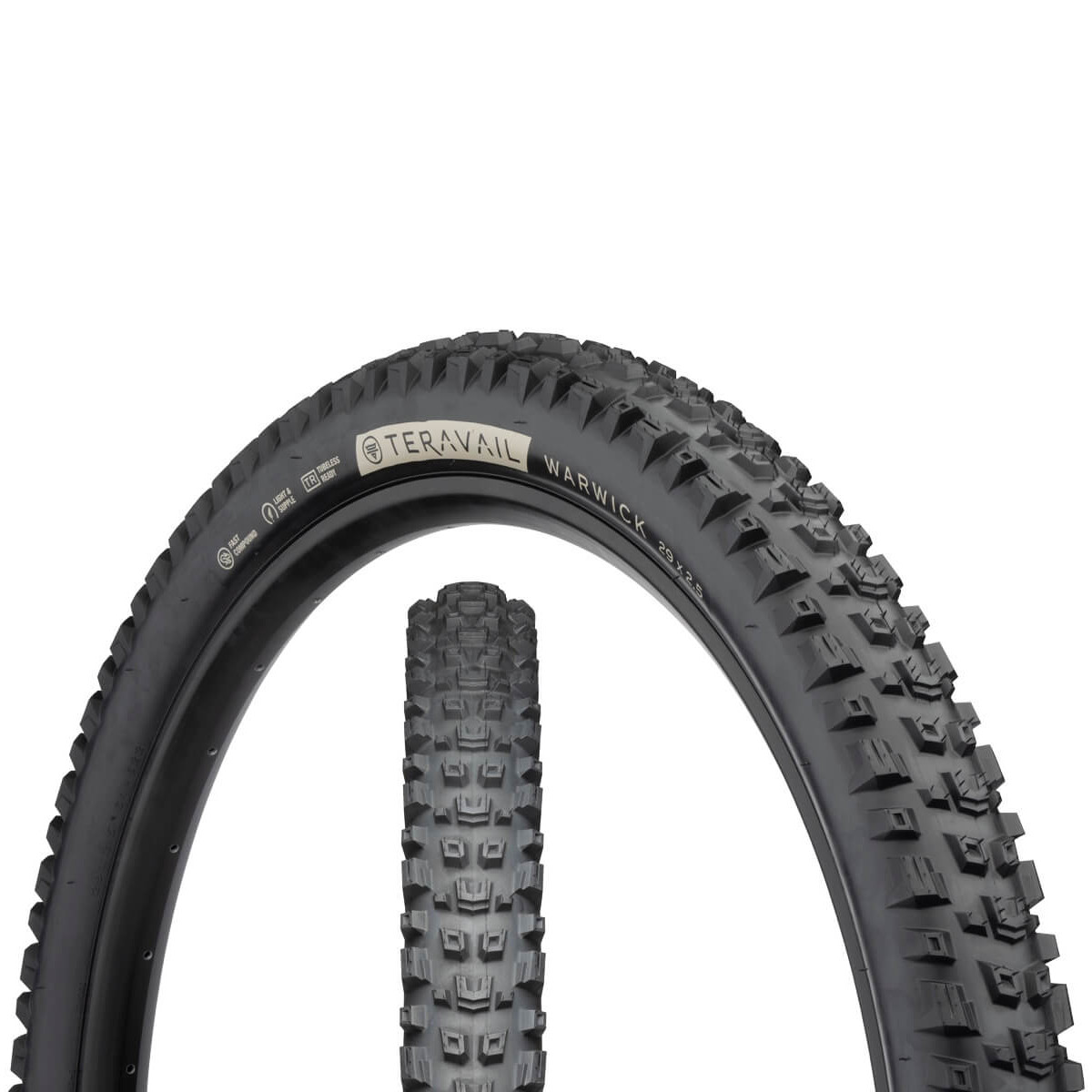Kuva tuotteesta Teravail Warwick Folding Tire - Ultra Durable - 29x2.50&quot; | black