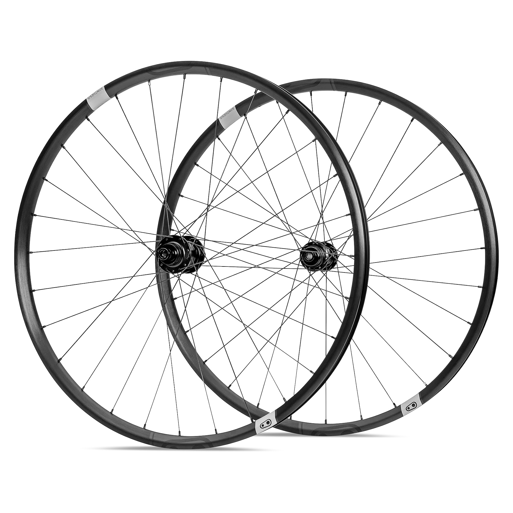 Produktbild von Crankbrothers SYNTHESIS Gravel Laufradsatz - 28&quot; | Clincher | Centerlock - 12x100mm / 12x142mm - Shimano HG L - schwarz