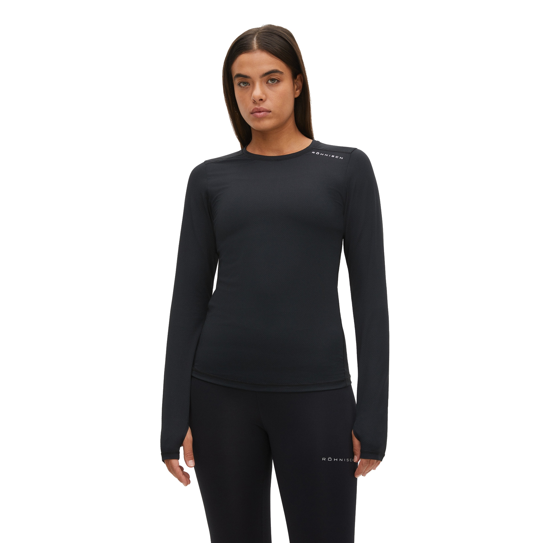 Picture of Röhnisch Jacquard Long Sleeve Shirt Women - Black