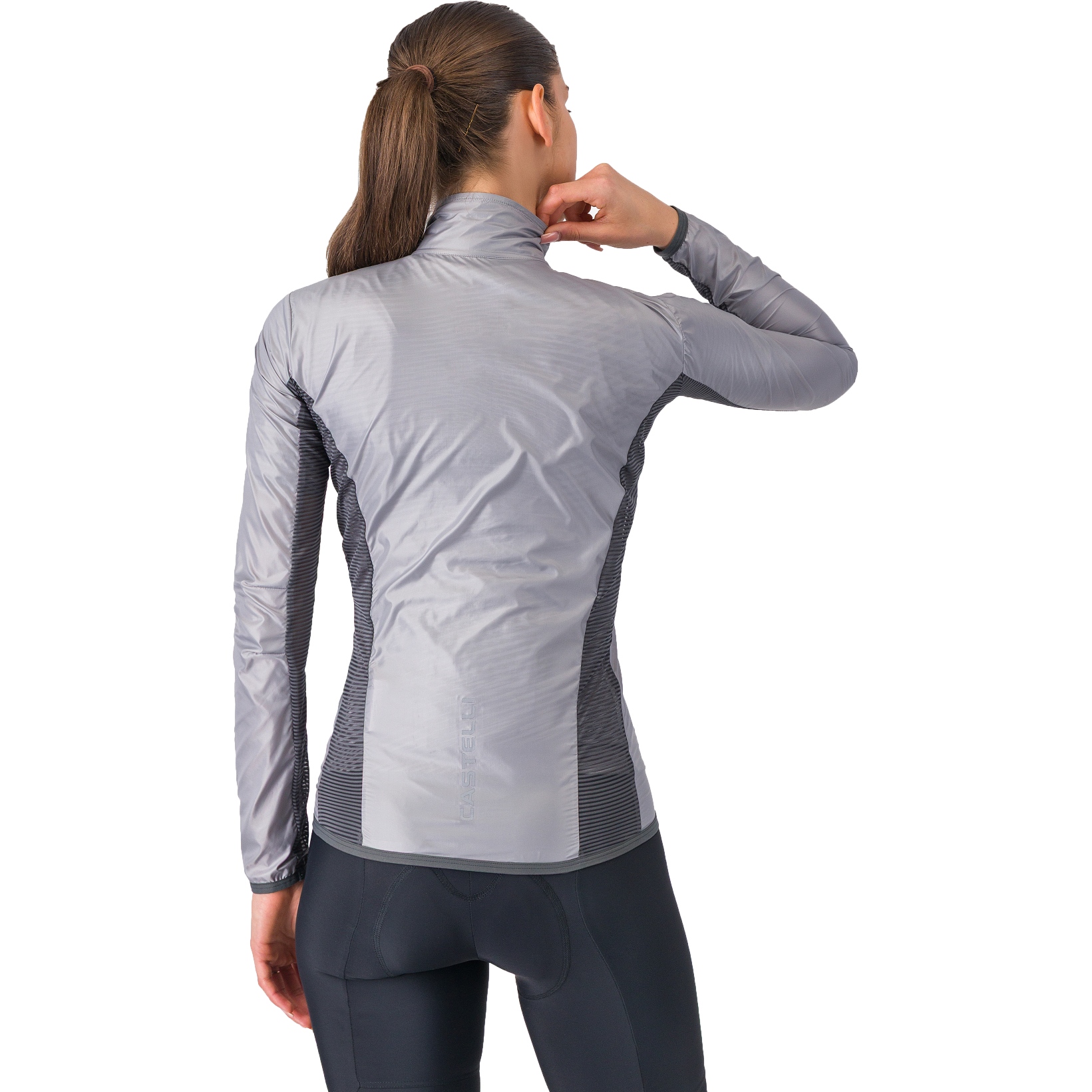 Castelli Aria Shell 2 Jacket Women - silver grey 870 | BIKE24