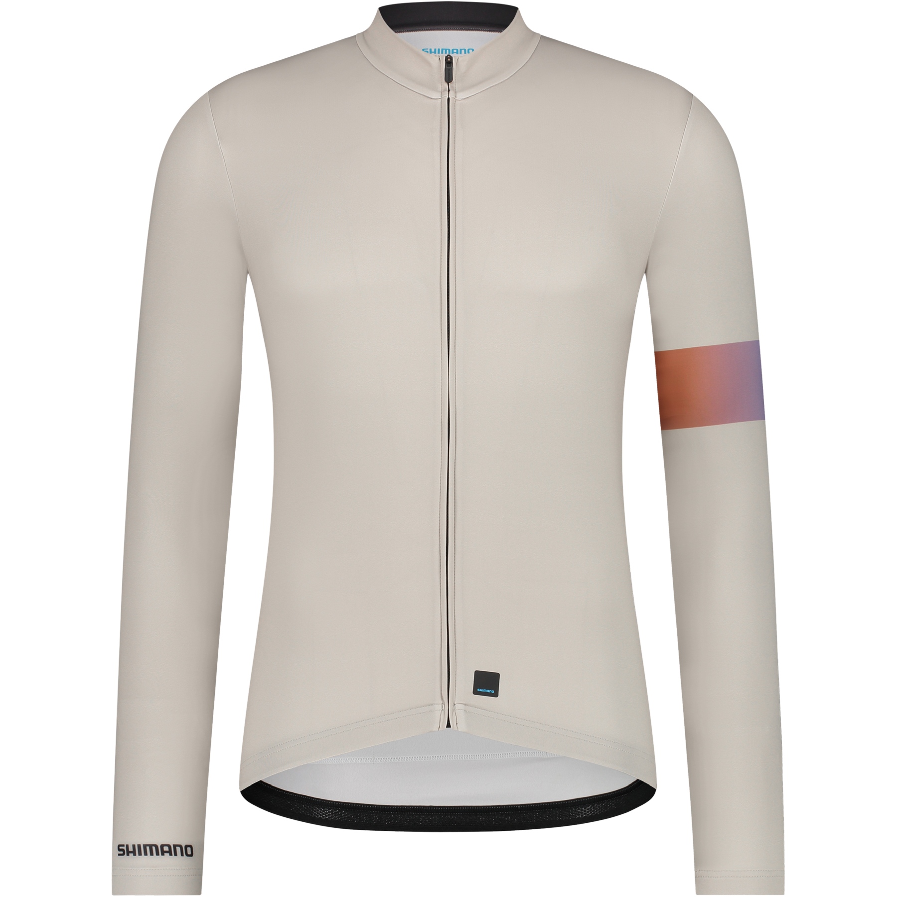 Produktbild von Shimano Vertex Langarmtrikot Herren - Printed - beige