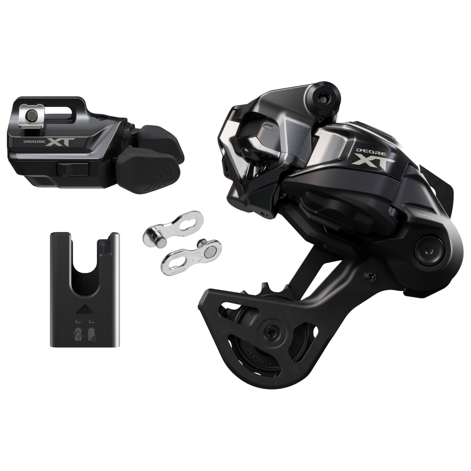Zdjęcie: Shimano Deore XT M8250 Zestaw do Aktualizacja - Di2 | 1x12-rzędowe - z RD-M8250-GS / SW-M8250-IR