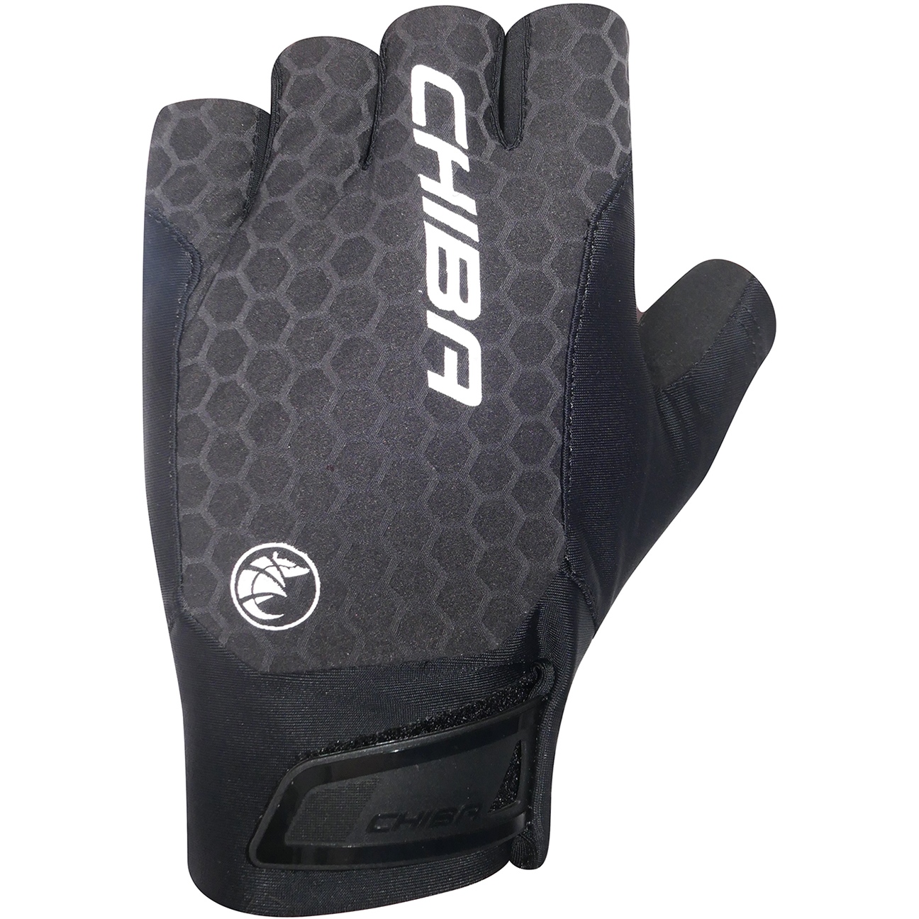 Productfoto van Chiba Pure Race II Handschoenen met Korte Vingers - zwart