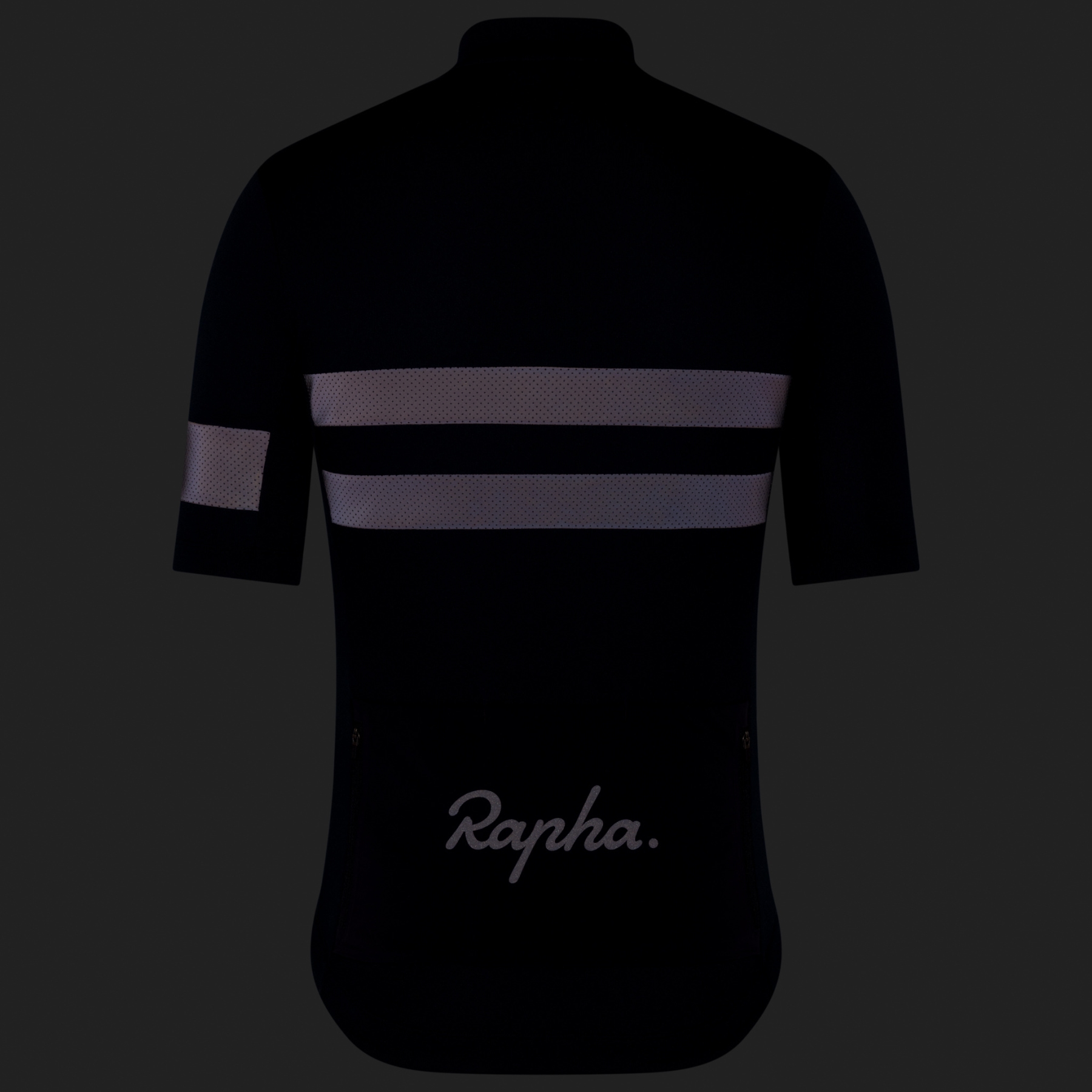 Rapha Brevet Short Sleeve Jersey Men - black/black | BIKE24