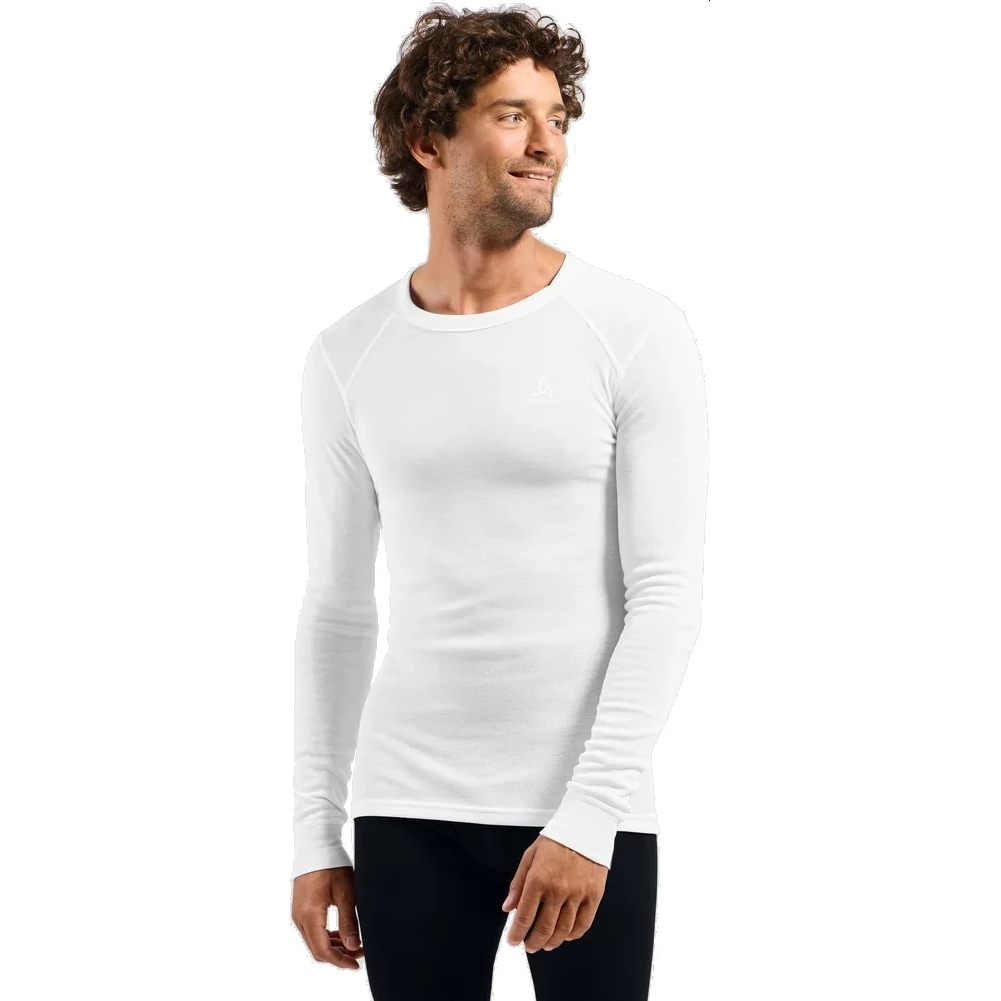 Odlo Active Warm Long Sleeve Base Layer Top Men white BIKE24