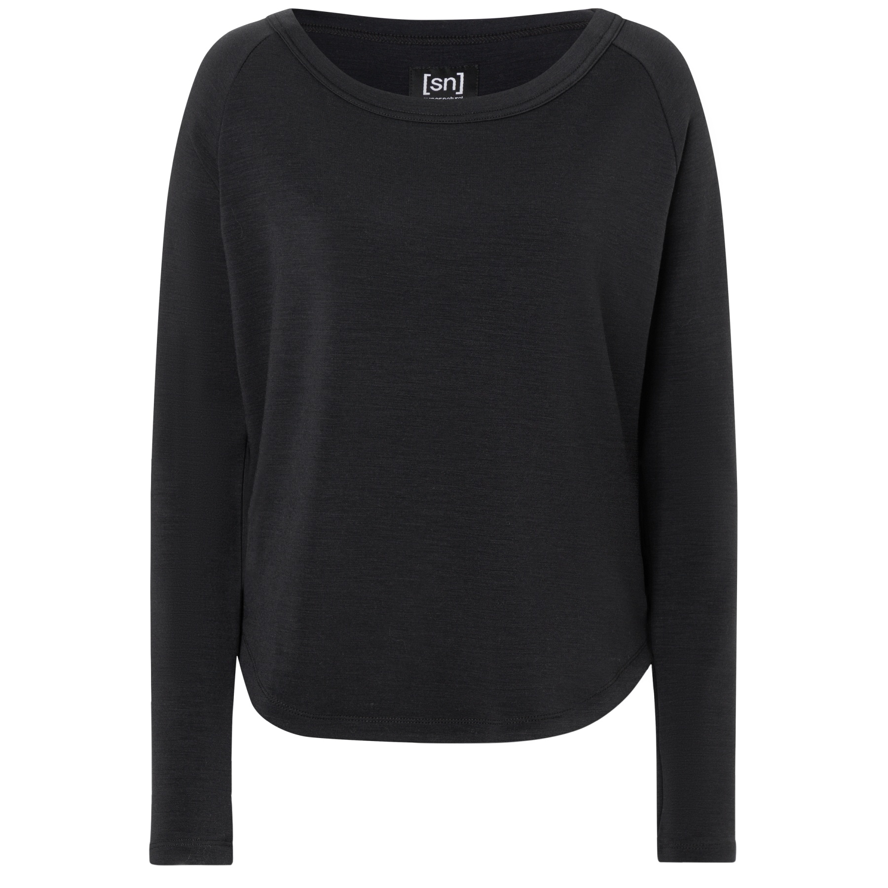 Picture of SUPER.NATURAL Everyday Crew Longsleeve Women - Jet Black
