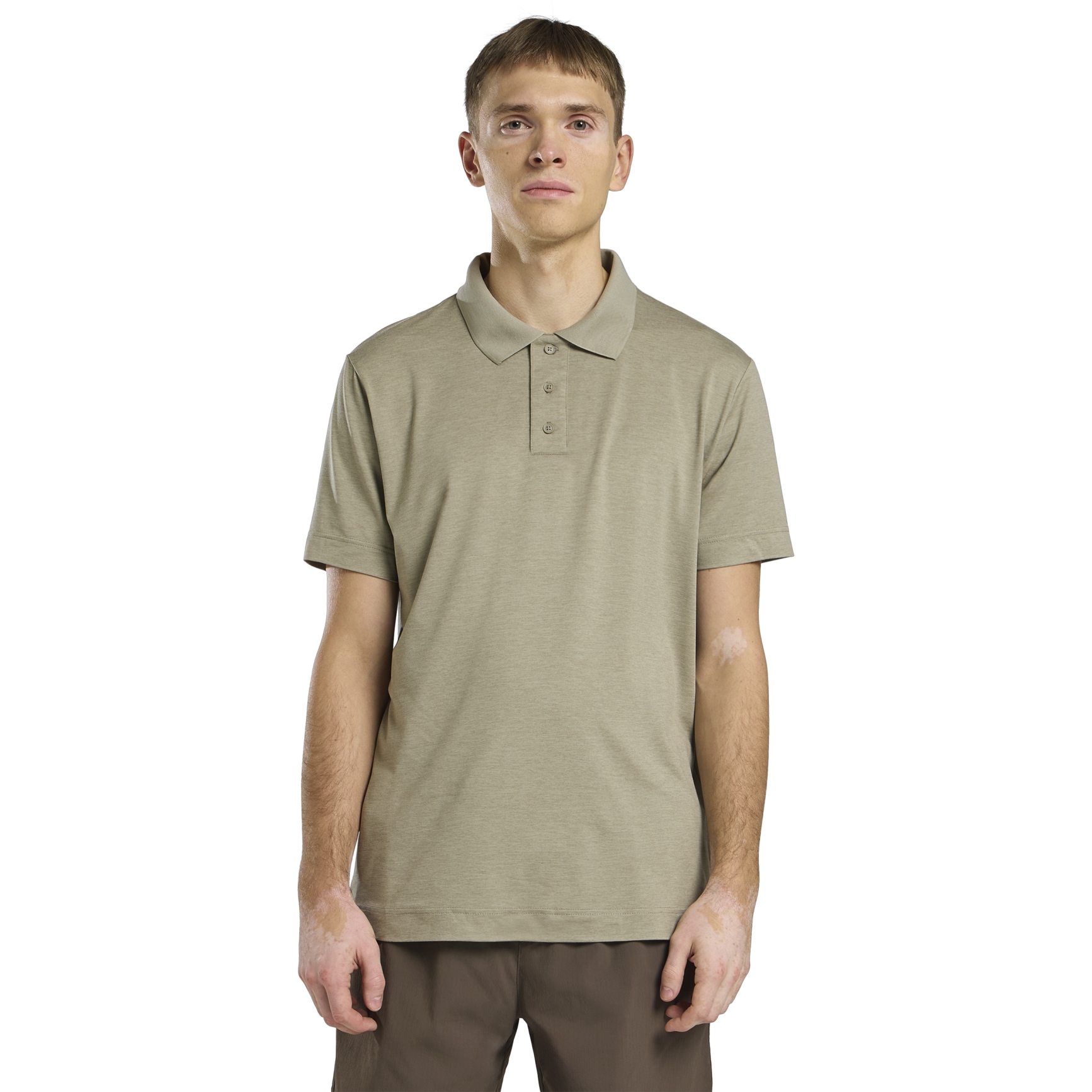 Produktbild von Jack Wolfskin Travel Polo Shirt Herren - stone heather