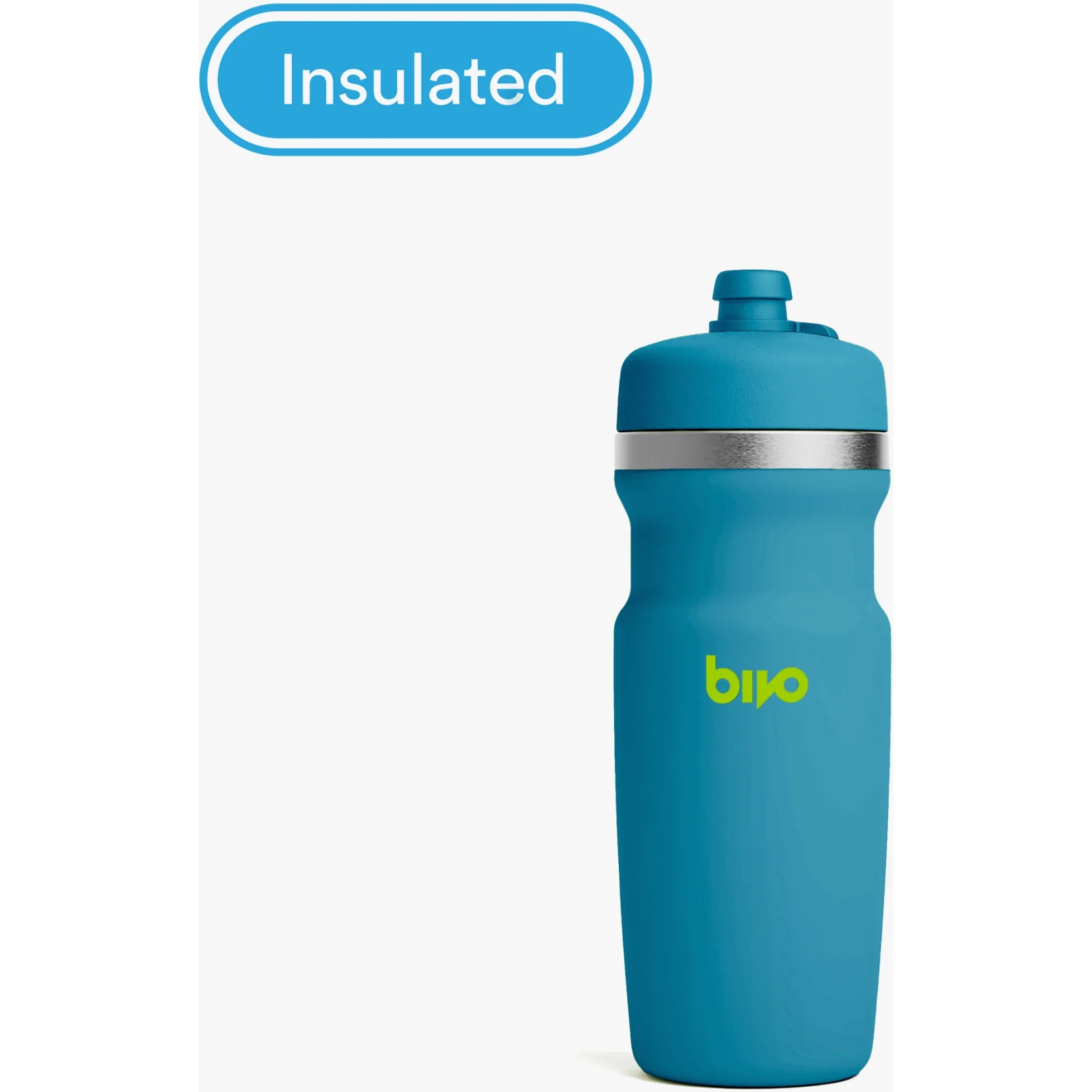 Bivo Trio Mini Trinkflasche mit Isolierung + Gravity Flow-Deckel - 500ml - ocean