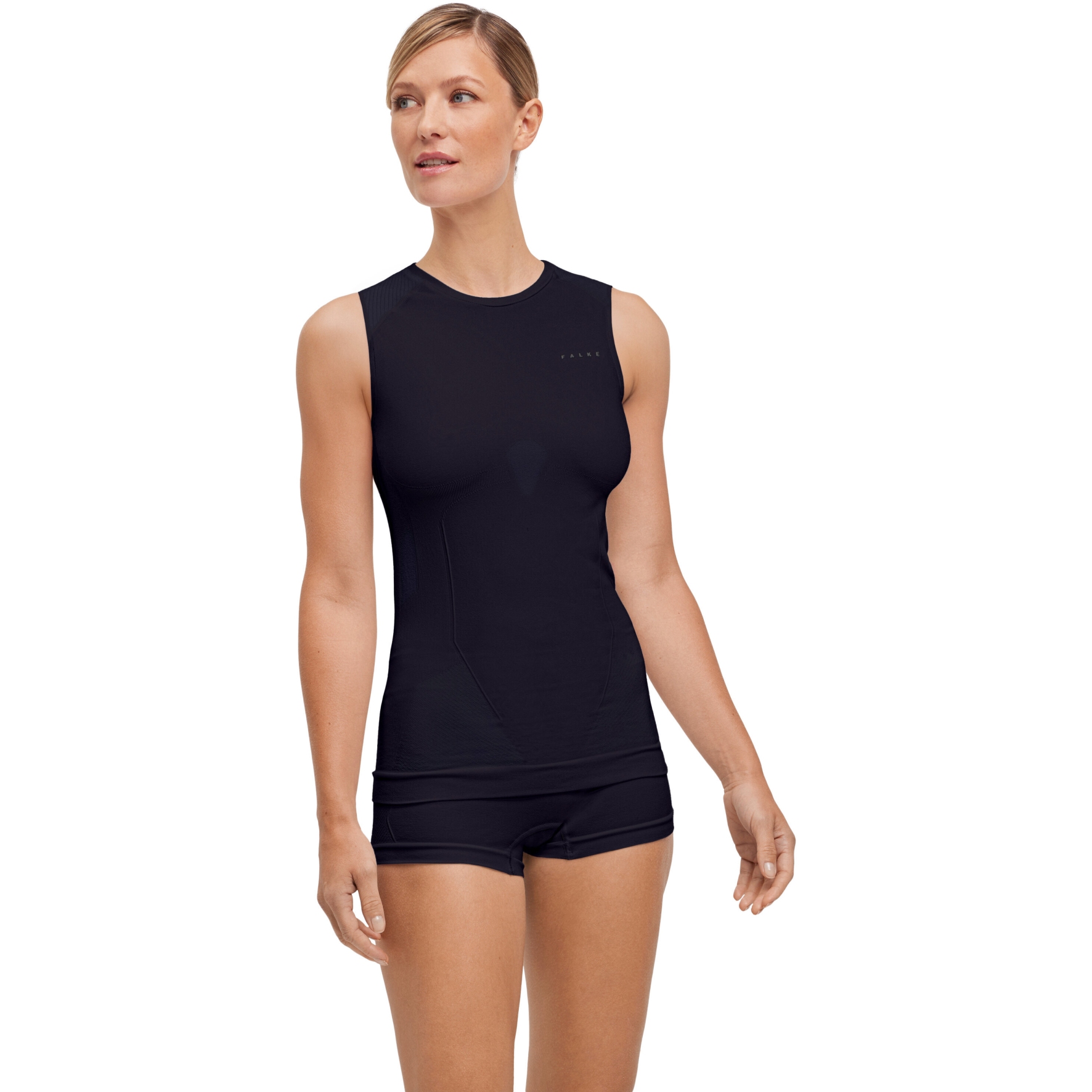 Produktbild von Falke Warm Tanktop Damen - schwarz 3000
