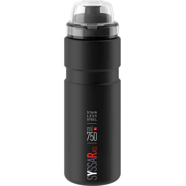 Produktbild von Elite Syssa Race Trinkflasche 750ml - schwarz matt