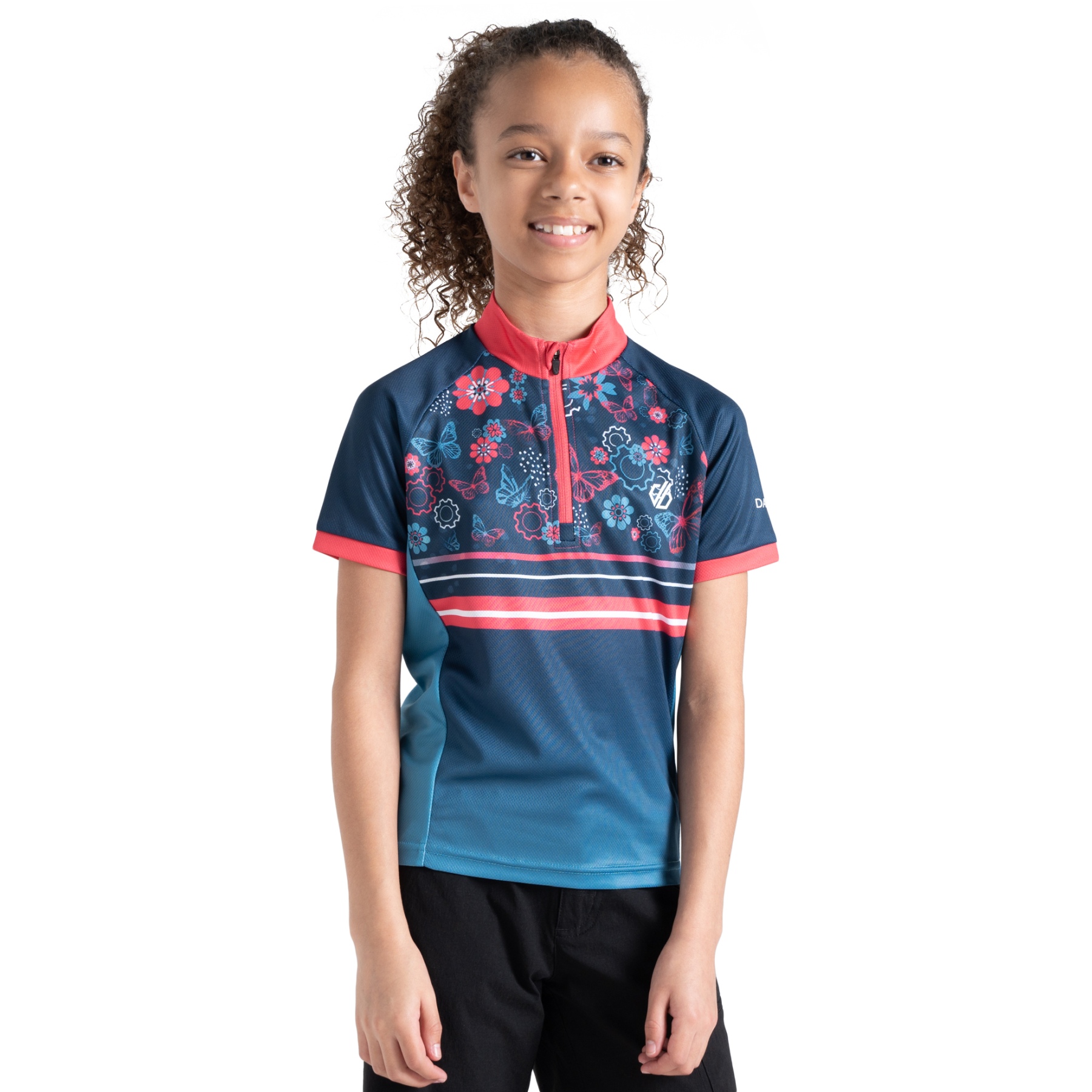 Picture of Dare 2b Speed Up II Jersey Kids - USI Moonlight Denim/Moonlight Denim Floral