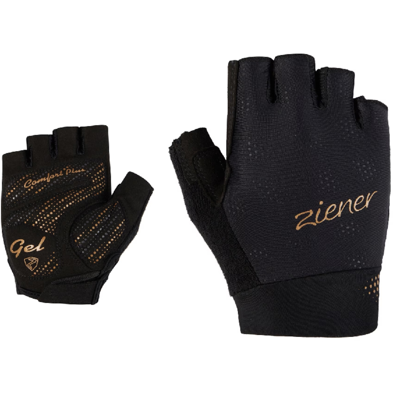 Picture of Ziener Crissi Bike Gloves Women - black.gold art