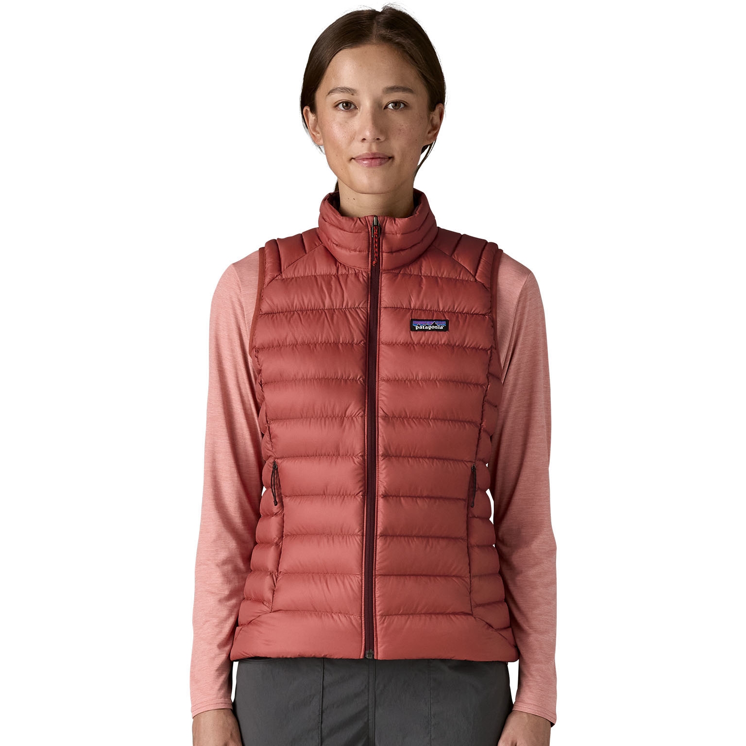 Patagonia Down Sweater Vest Women - Potters Red | BIKE24