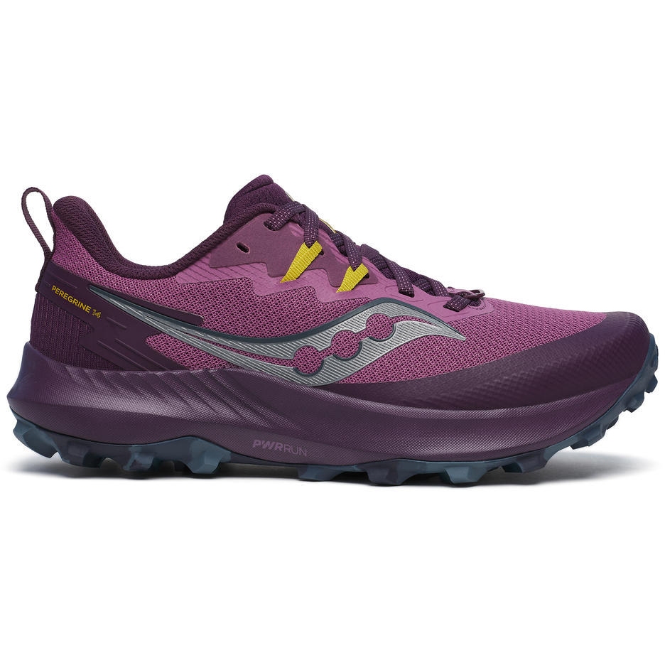 Saucony Peregrine 14 Running Shoes Women plum eggplant BIKE24