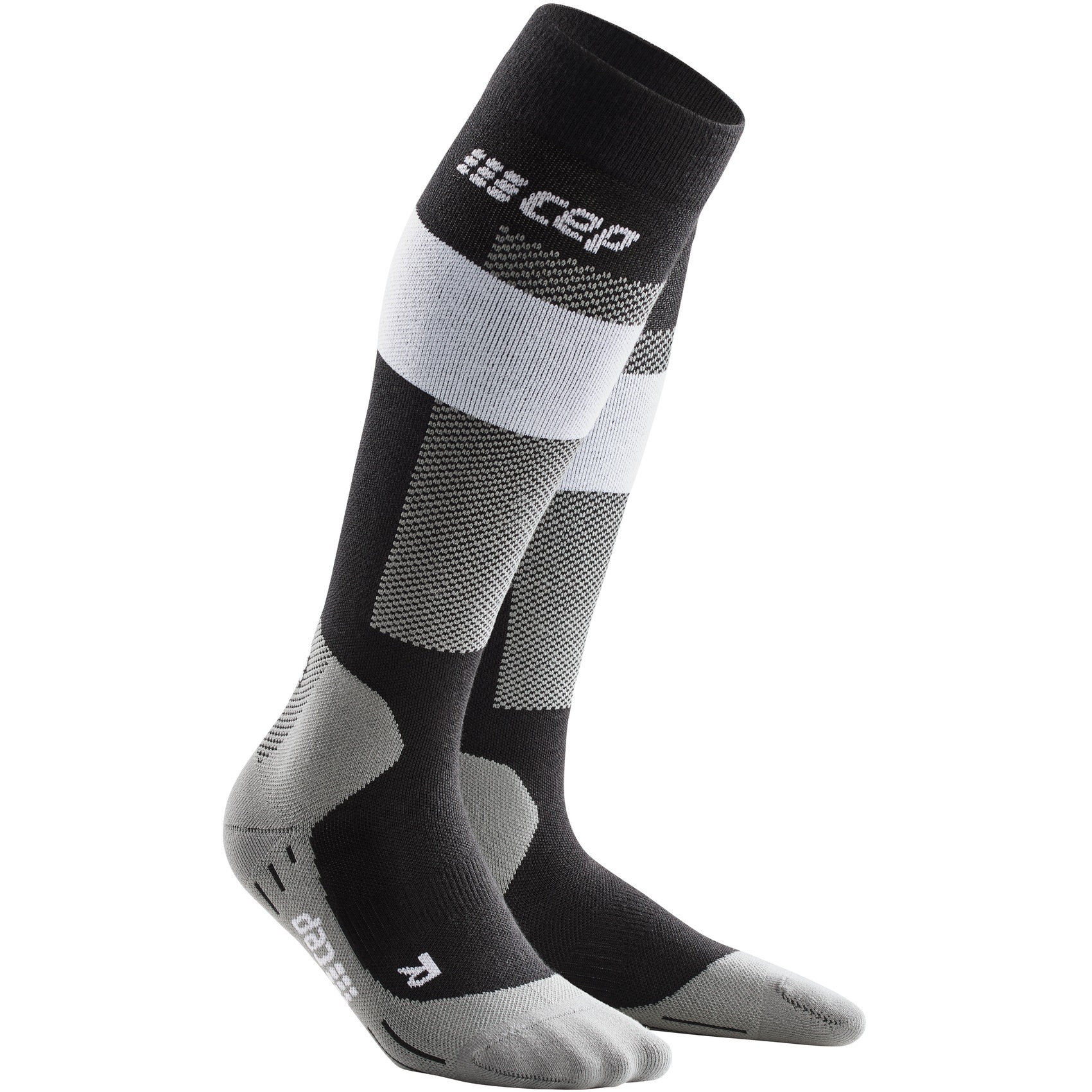 Picture of CEP Ski Merino Compression Socks - grey