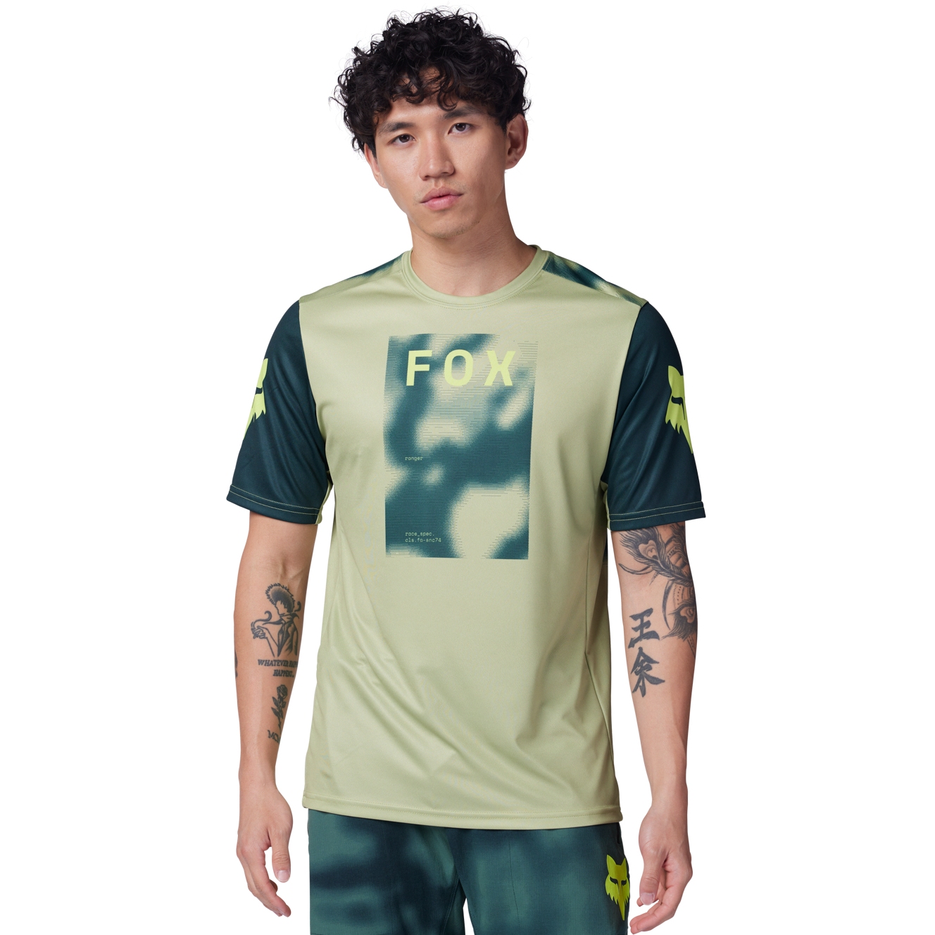 Picture of FOX Ranger Race Shortsleeve Jersey Men - Taunt - pale green