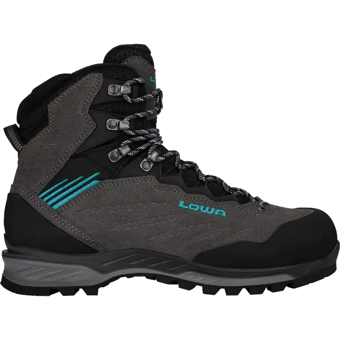 Picture of LOWA Cadin II GTX Mid Mountaineering Boots Women - anthracite/aquamarin