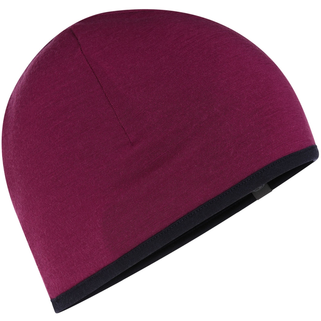Picture of Icebreaker Pocket Hat - Go Berry/Midnight Navy