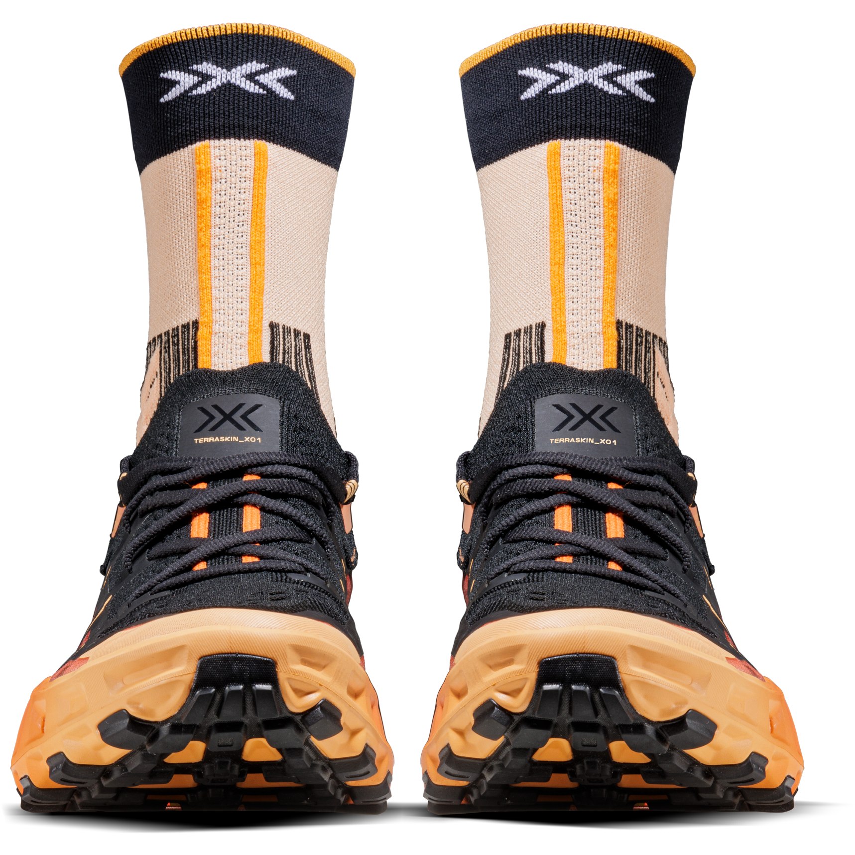 X-Bionic Terraskin X01 Trail Running Shoes - x black/dark peach