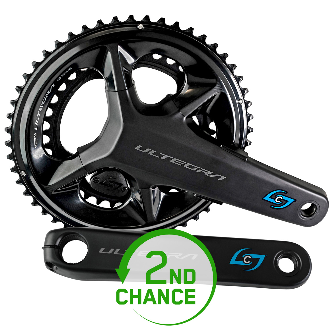 Picture of Stages Cycling Power LR Powermeter | Crankset by Shimano - Ultegra R8100 | 2x12-speed - black - 2nd Choice