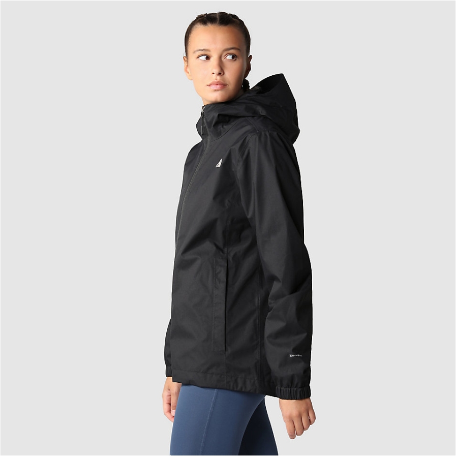 The North Face Quest Hooded Jacket Women - TNF Black/Foil Grey