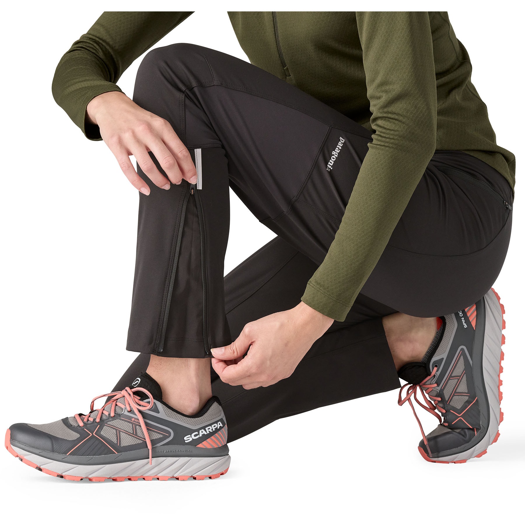 Patagonia Wind Shield Pants Women Black BIKE24