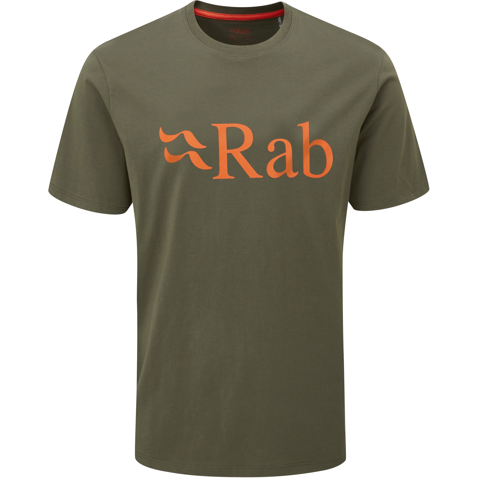 Мужская футболка с логотипом Rab Stance - армейская