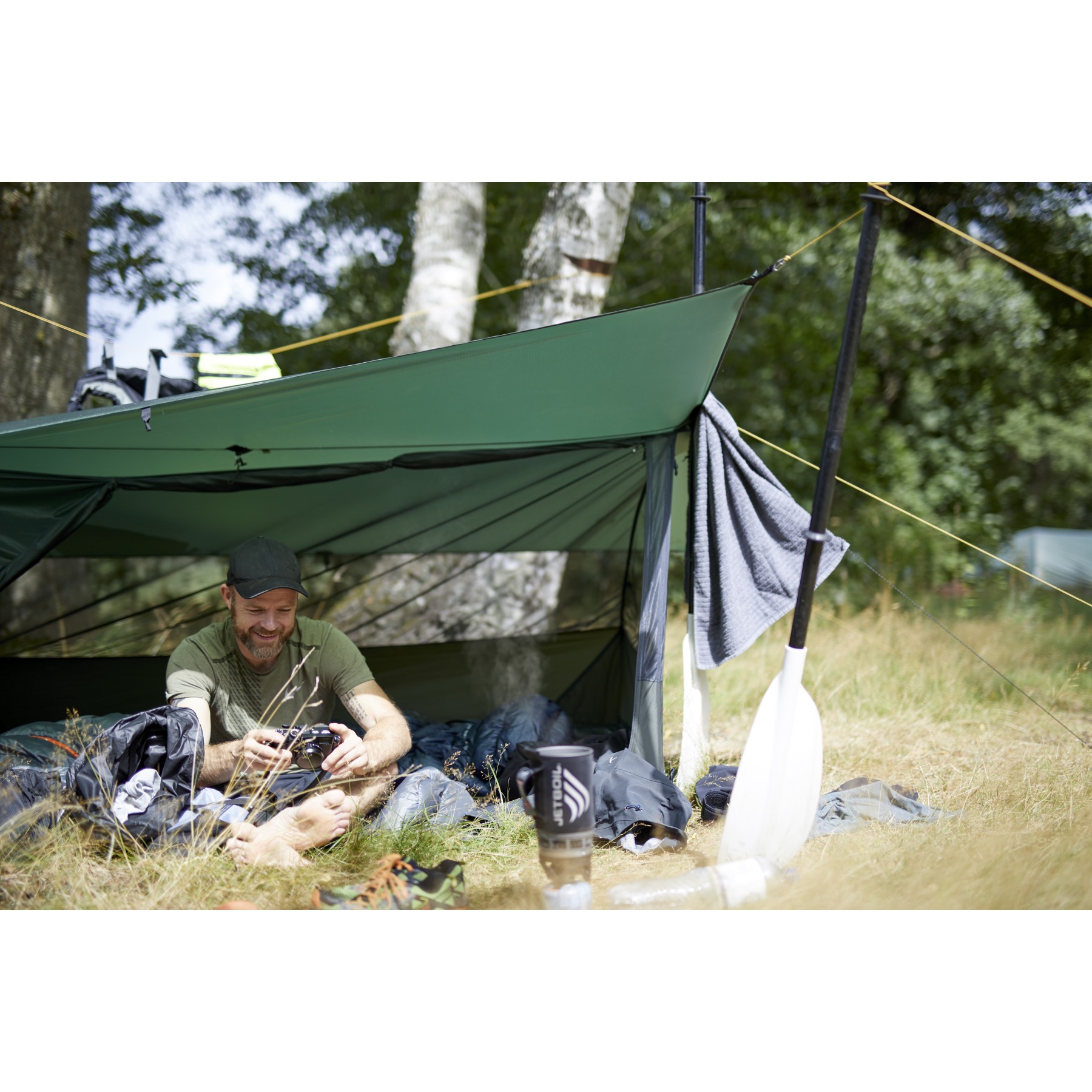 Nordisk Troms Mesh Zelt - Dark Moss/Black