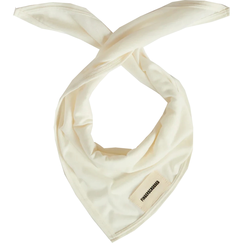 Треугольный шарф СО СКРЕЩЕННЫМИ пальцами - Тофу