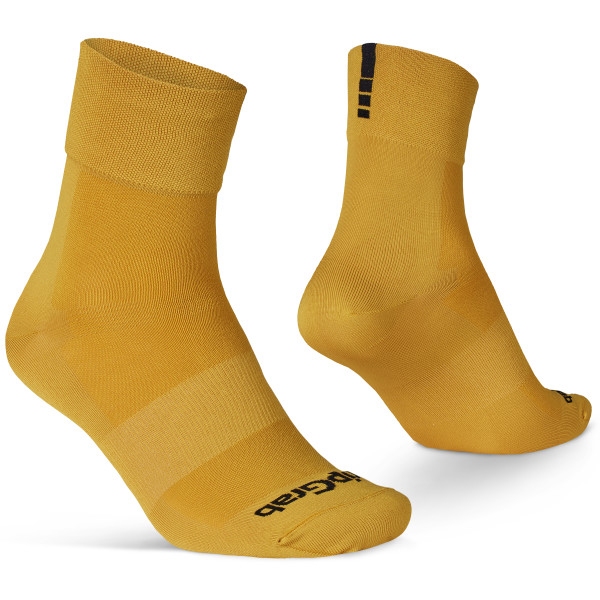 Produktbild von GripGrab Lightweight SL Regular Cut Sommer Socken - Mustard Yellow
