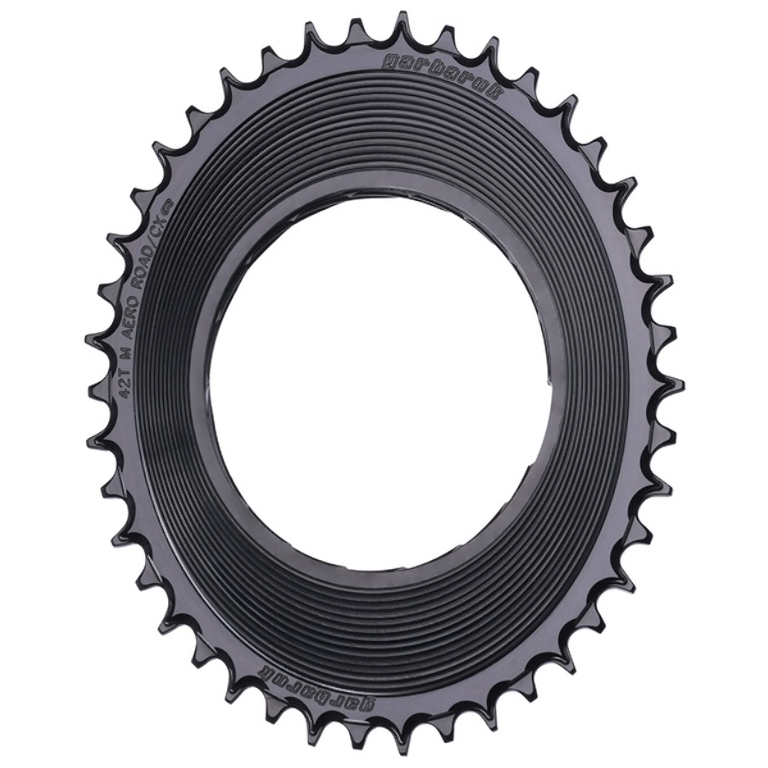 Picture of Garbaruk Chainring - Road | Thread Mount | for Powermeter (RED XPLR AXS) - oval | black