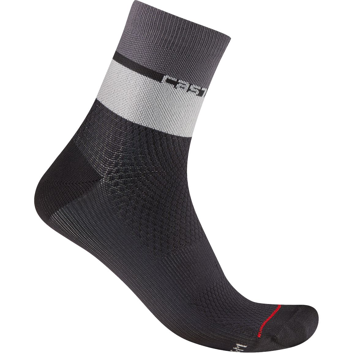 Produktbild von Castelli Elegante 12 Socken Damen - black/silver grey-dark grey 010