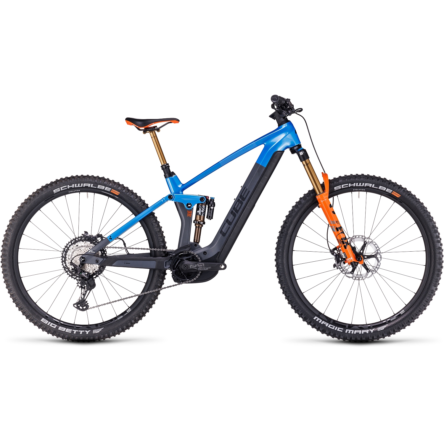 Picture of CUBE STEREO HYBRID 140 HPC Actionteam 750 - Carbon Electric Mountainbike - 2023 - actionteam
