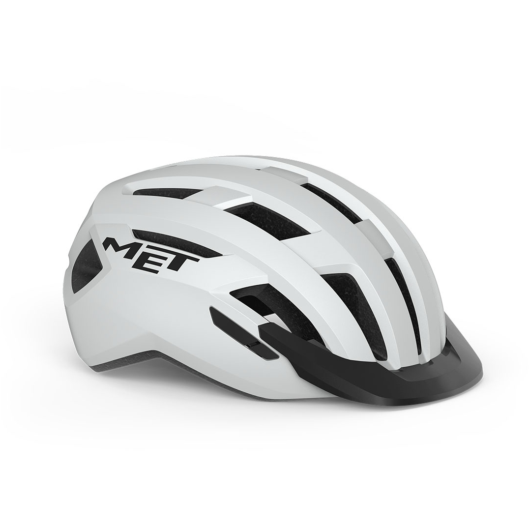Image of MET Allroad Helmet - white matt