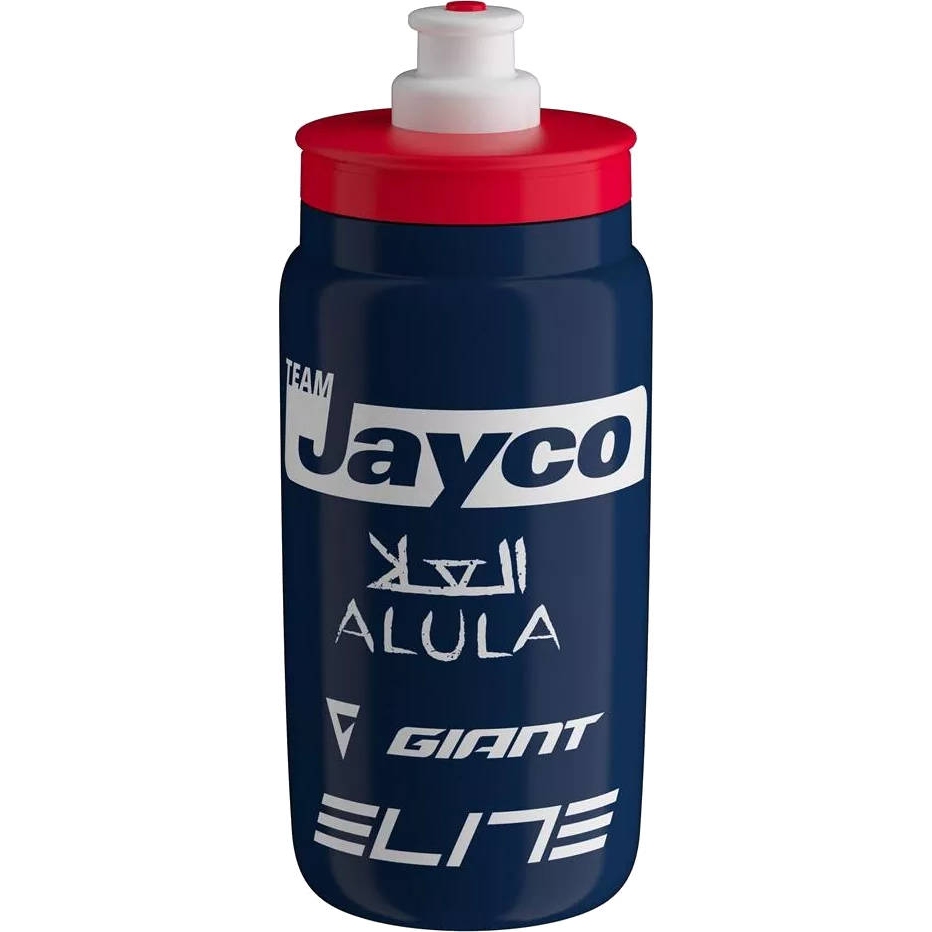 Immagine prodotto da Elite Fly Teams Borraccia per Bici 2024 - 550ml - Team Jayco Alula Giant