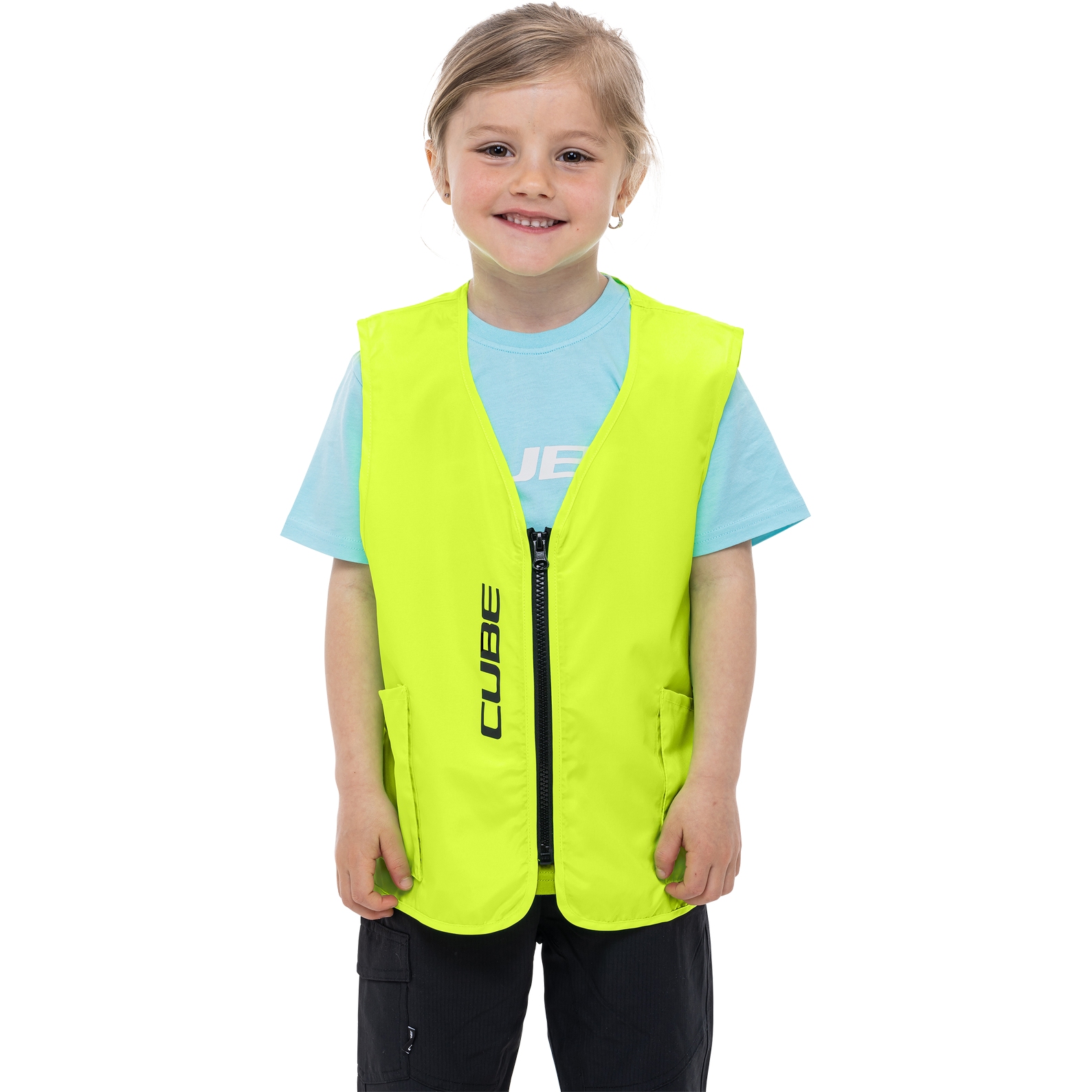 Productfoto van CUBE ROOKIE CMPT Safety Vest Kinderen - neon yellow