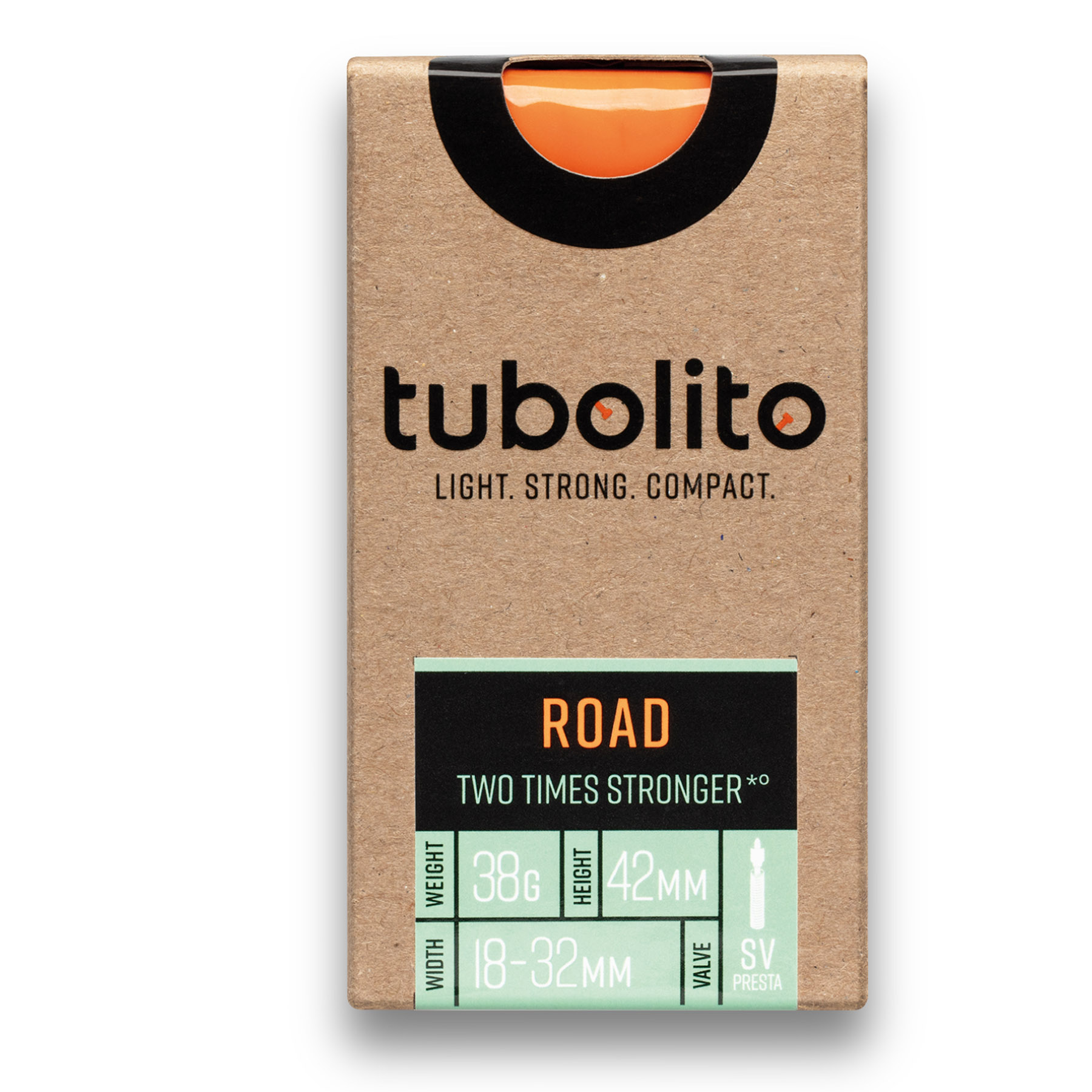 Produktbild von Tubolito Tubo Road 700C Schlauch - orange - Presta-Ventil