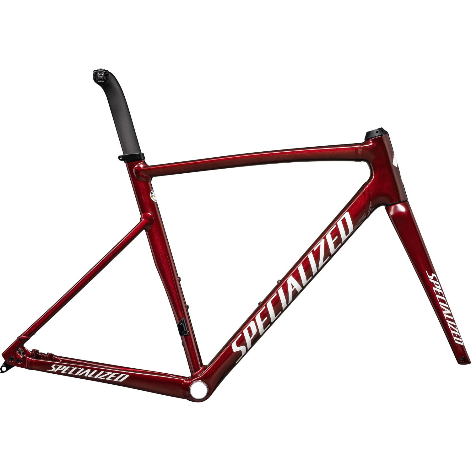 Picture of Specialized ALLEZ SPRINT - Road Bike Frameset - 2024 - gloss red sky / white