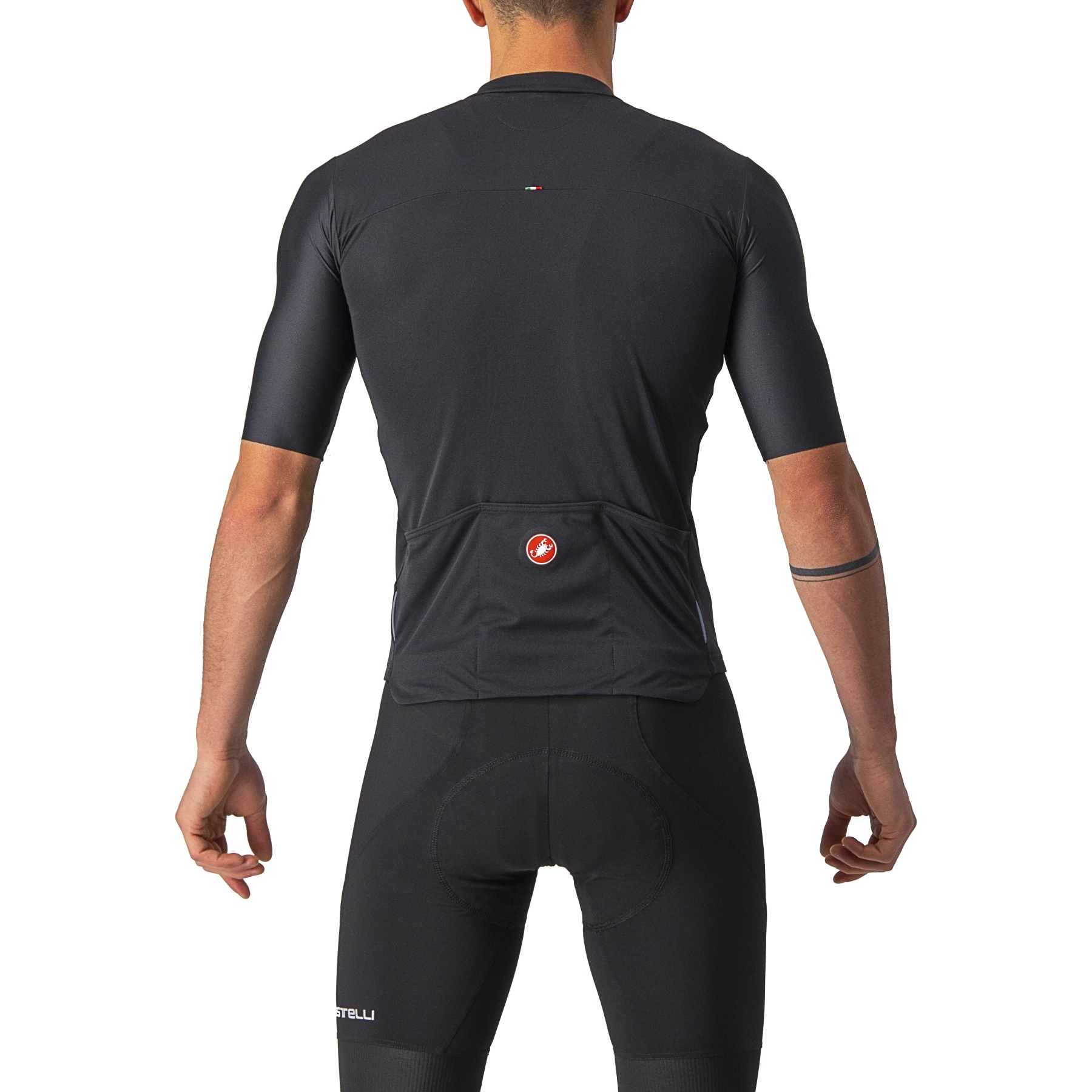 Castelli Prologo 7 Jersey Men - light black/silver grey-ivory 085